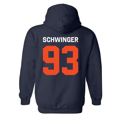 Auburn - NCAA Football : Charles Schwinger - Classic Shersey Hooded Sweatshirt-3