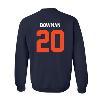 Auburn - NCAA Men's Basketball : Jeremiah Bowman - Classic Shersey Crewneck Sweatshirt-1