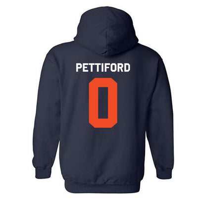 Auburn - NCAA Men's Basketball : Tahaad Pettiford - Classic Shersey Hooded Sweatshirt-1