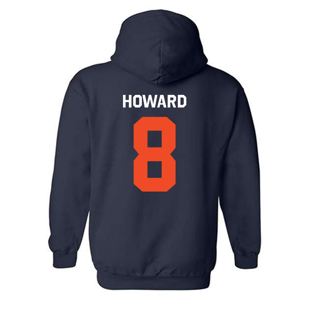Auburn - NCAA Football : Preston Howard - Classic Shersey Hooded Sweatshirt-1
