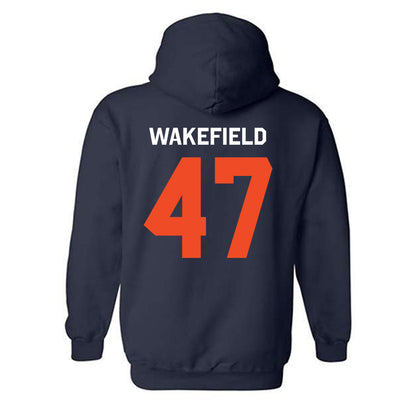 Auburn - NCAA Football : Travis Wakefield - Classic Shersey Hooded Sweatshirt-1
