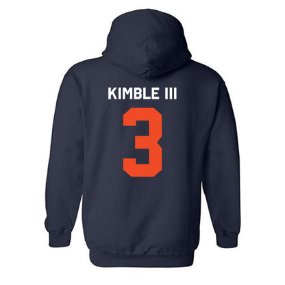 Auburn - NCAA Men's Basketball : George Kimble III - Classic Shersey Hooded Sweatshirt-3