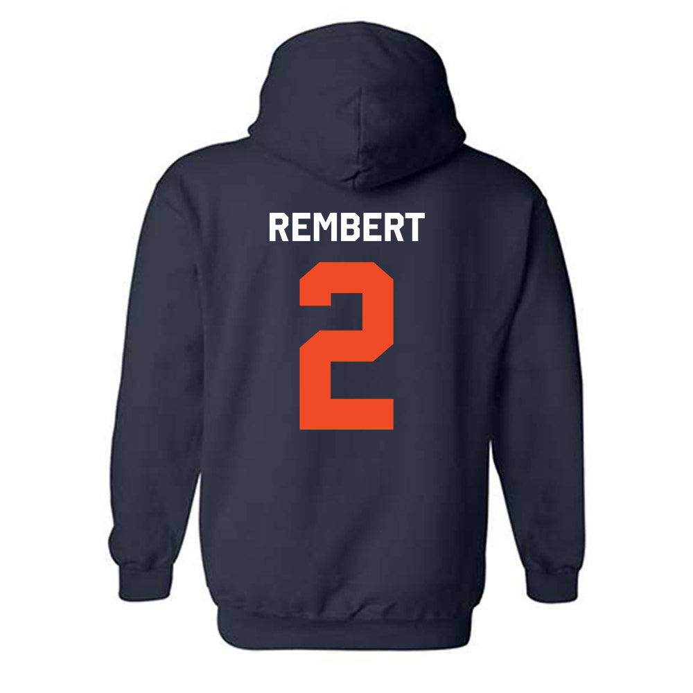 Auburn - NCAA Baseball : Chris Rembert - Classic Shersey Hooded Sweatshirt-1
