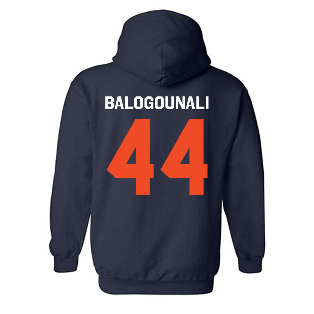 Auburn - NCAA Football : Adam Balogounali - Classic Shersey Hooded Sweatshirt-3