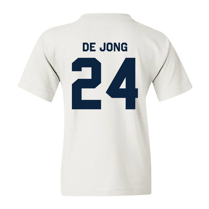 Auburn - NCAA Baseball : Justice de Jong - Classic Shersey Youth T-Shirt-1
