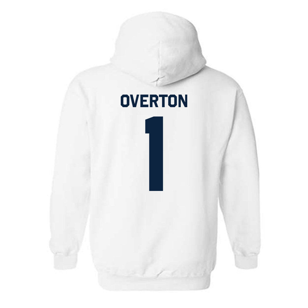 Auburn - NCAA Men's Basketball : Kevin Overton - Classic Shersey Hooded Sweatshirt-1