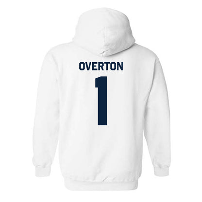 Auburn - NCAA Men's Basketball : Kevin Overton - Classic Shersey Hooded Sweatshirt-1