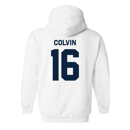 Auburn - NCAA Football : John Colvin - Classic Shersey Hooded Sweatshirt-1