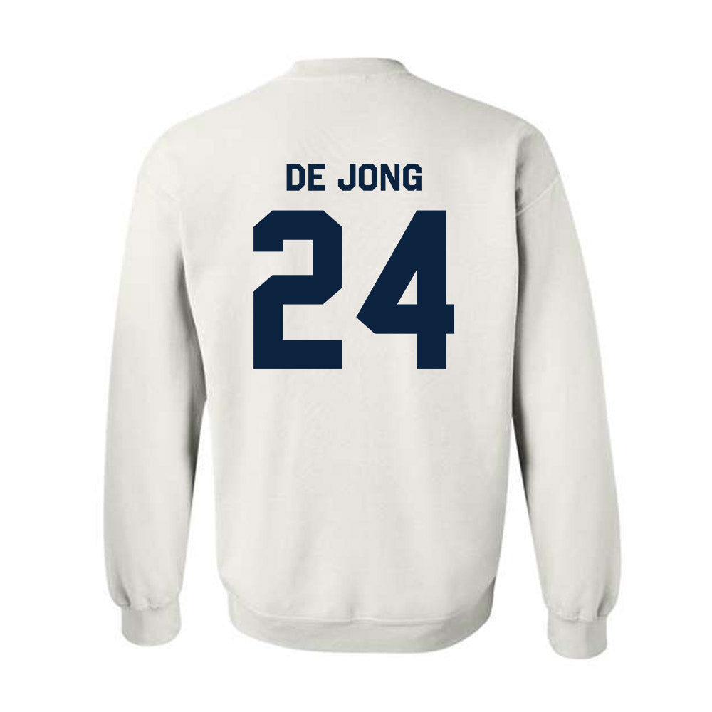 Auburn - NCAA Baseball : Justice de Jong - Classic Shersey Crewneck Sweatshirt-1