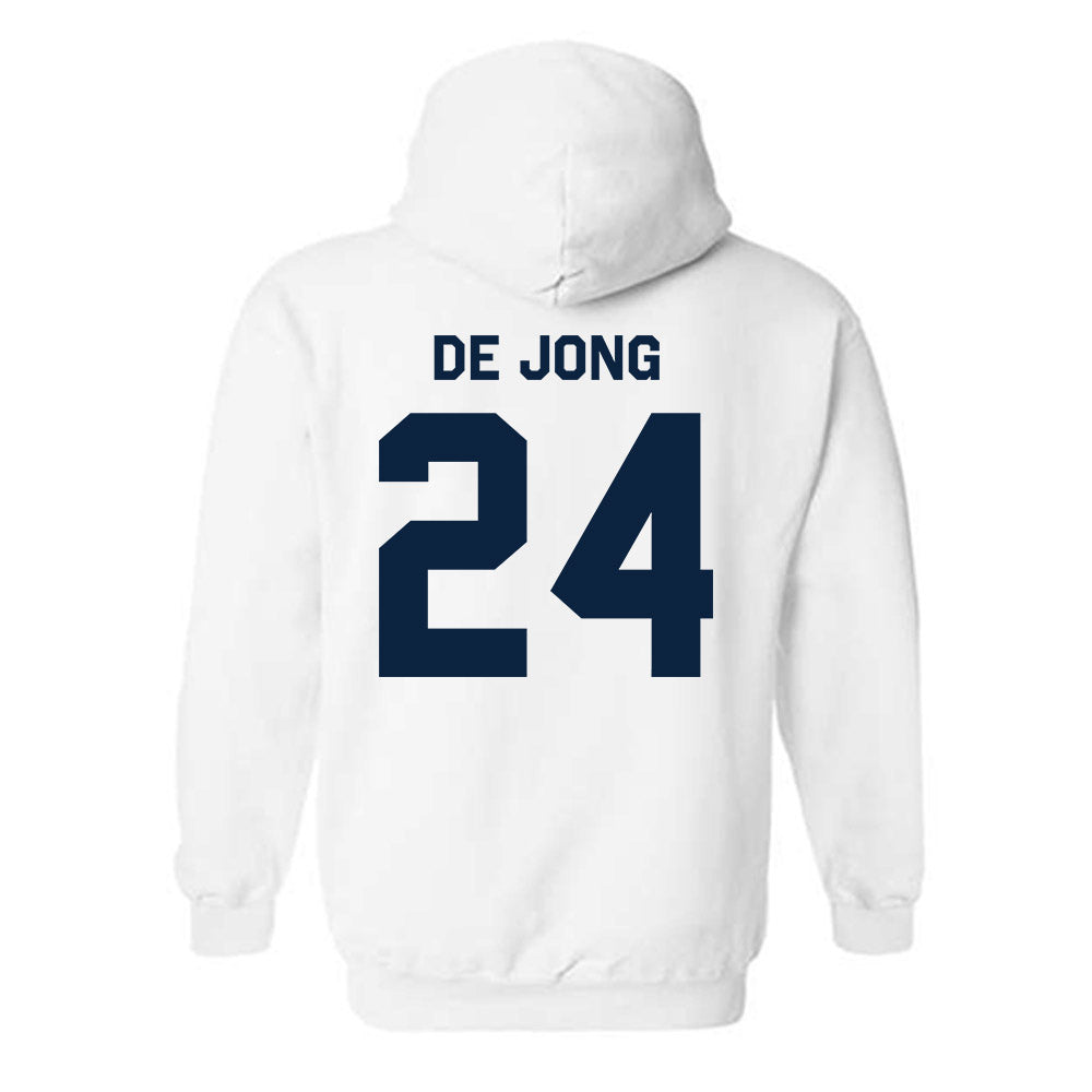 Auburn - NCAA Baseball : Justice de Jong - Classic Shersey Hooded Sweatshirt-1