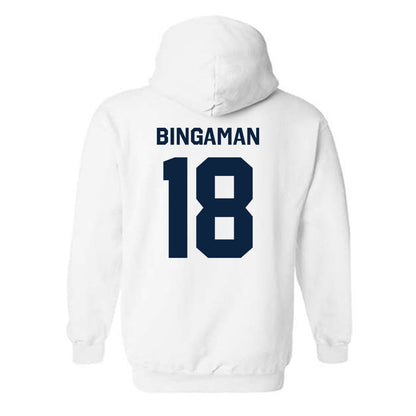 Auburn - NCAA Baseball : Ethin Bingaman - Classic Shersey Hooded Sweatshirt-1