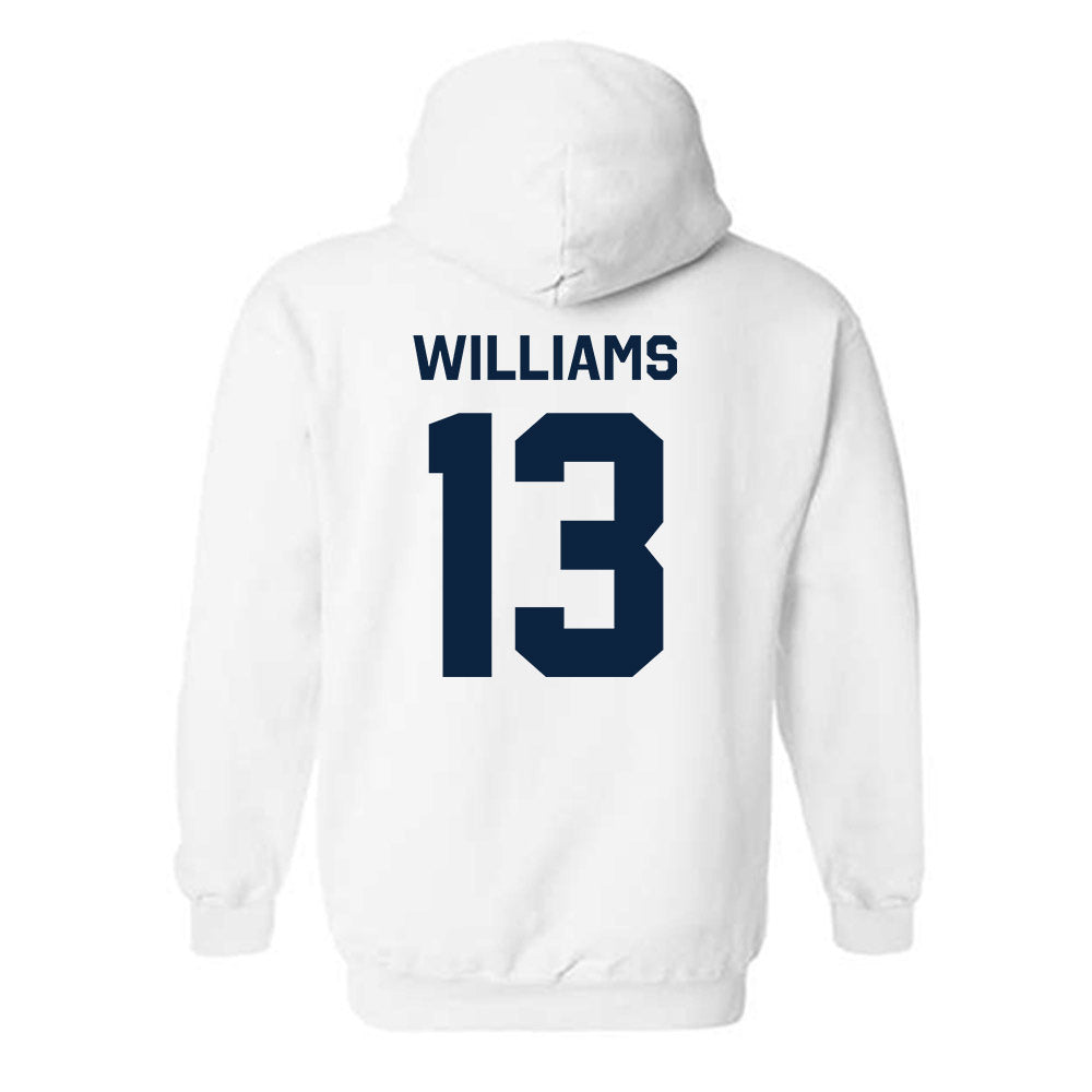 Auburn - NCAA Men's Basketball : Corey Williams - Classic Shersey Hooded Sweatshirt-1