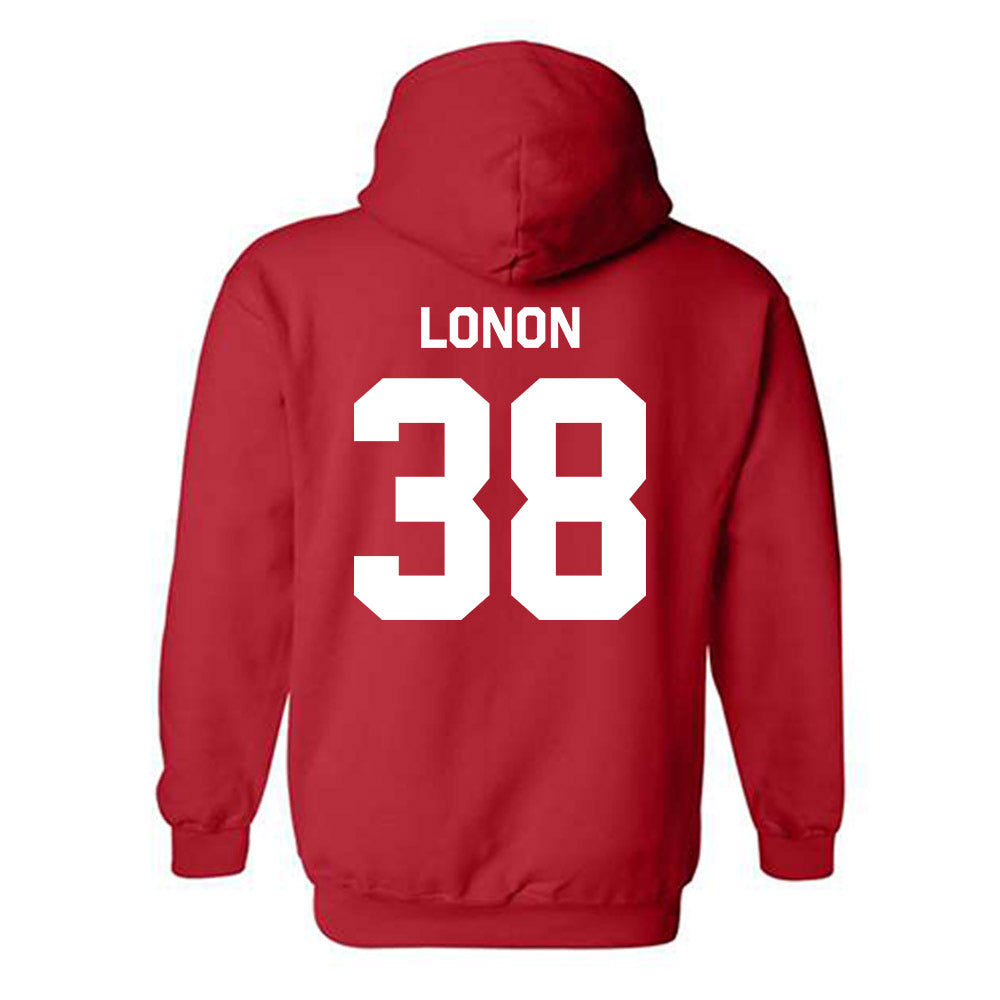 Georgia - NCAA Football : AJ Lonon - Classic Shersey Hooded Sweatshirt-3
