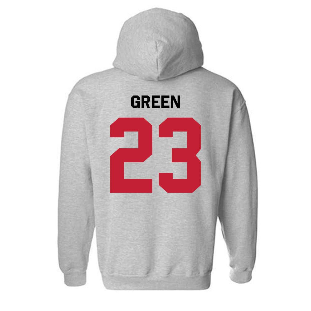 Georgia - NCAA Football : Tyriq Green - Classic Shersey Hooded Sweatshirt-5