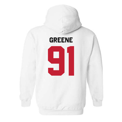 Georgia - NCAA Football : Justin Greene - Classic Shersey Hooded Sweatshirt-1