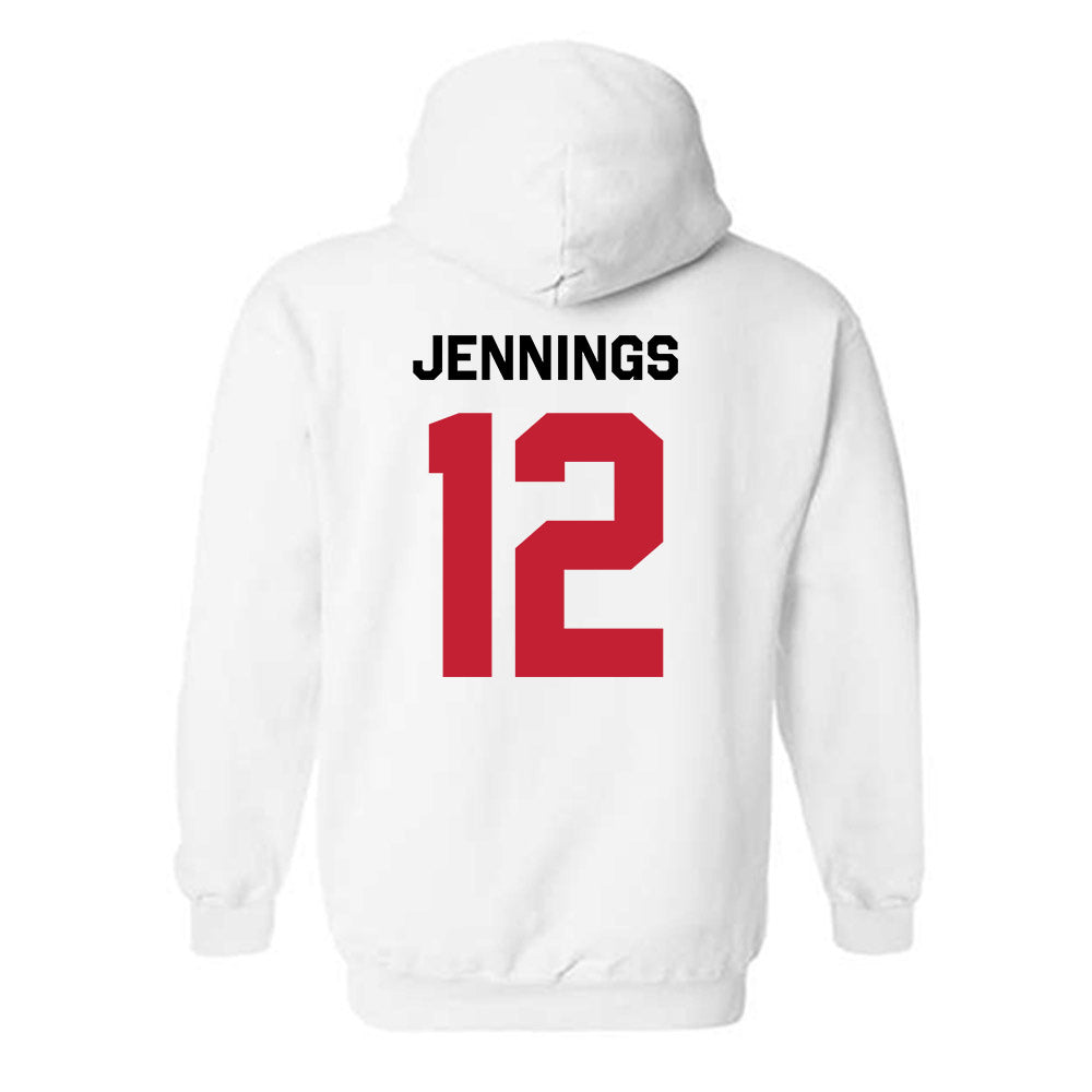 Georgia - NCAA Men's Basketball : Markel Jennings - Classic Shersey Hooded Sweatshirt-1