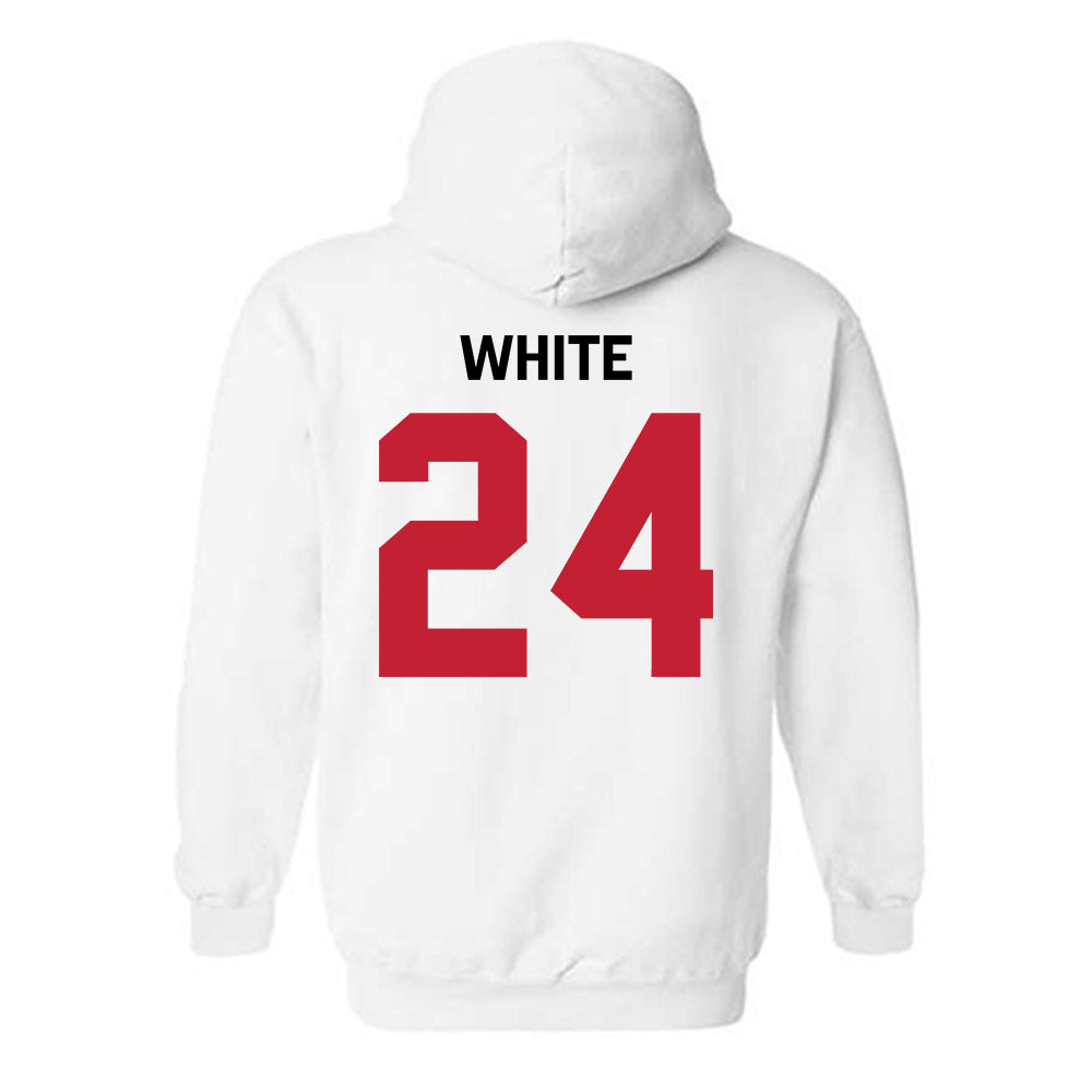 Georgia - NCAA Softball : Esther White - Classic Shersey Hooded Sweatshirt-1