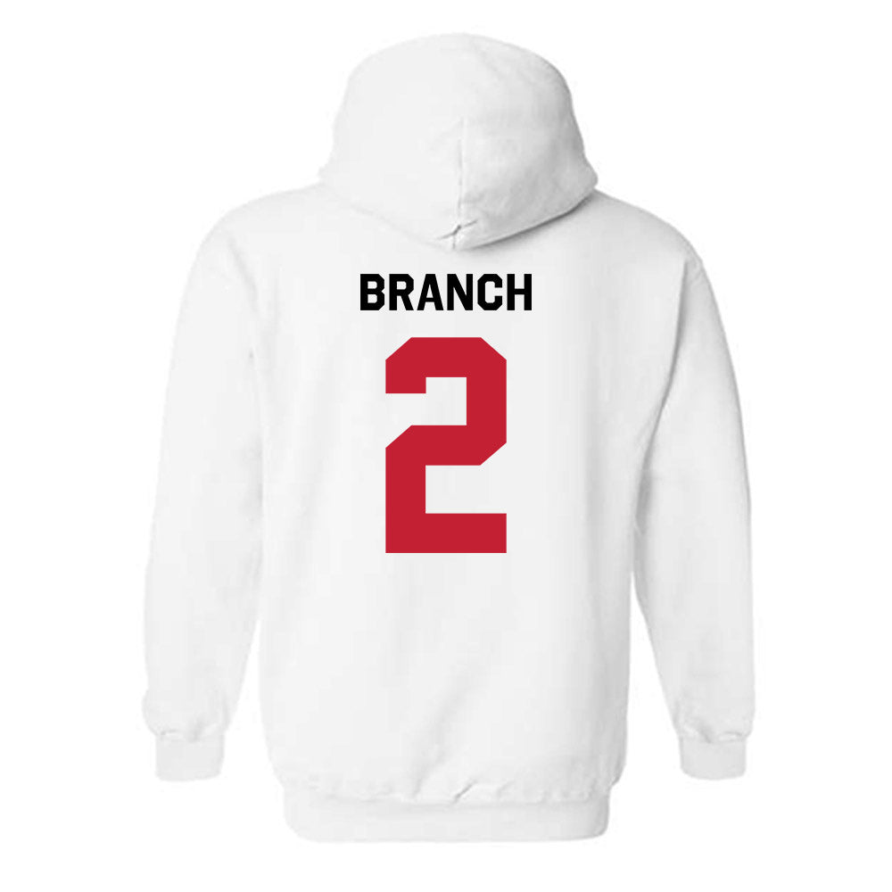 Georgia - NCAA Football : Zion Branch - Classic Shersey Hooded Sweatshirt-1