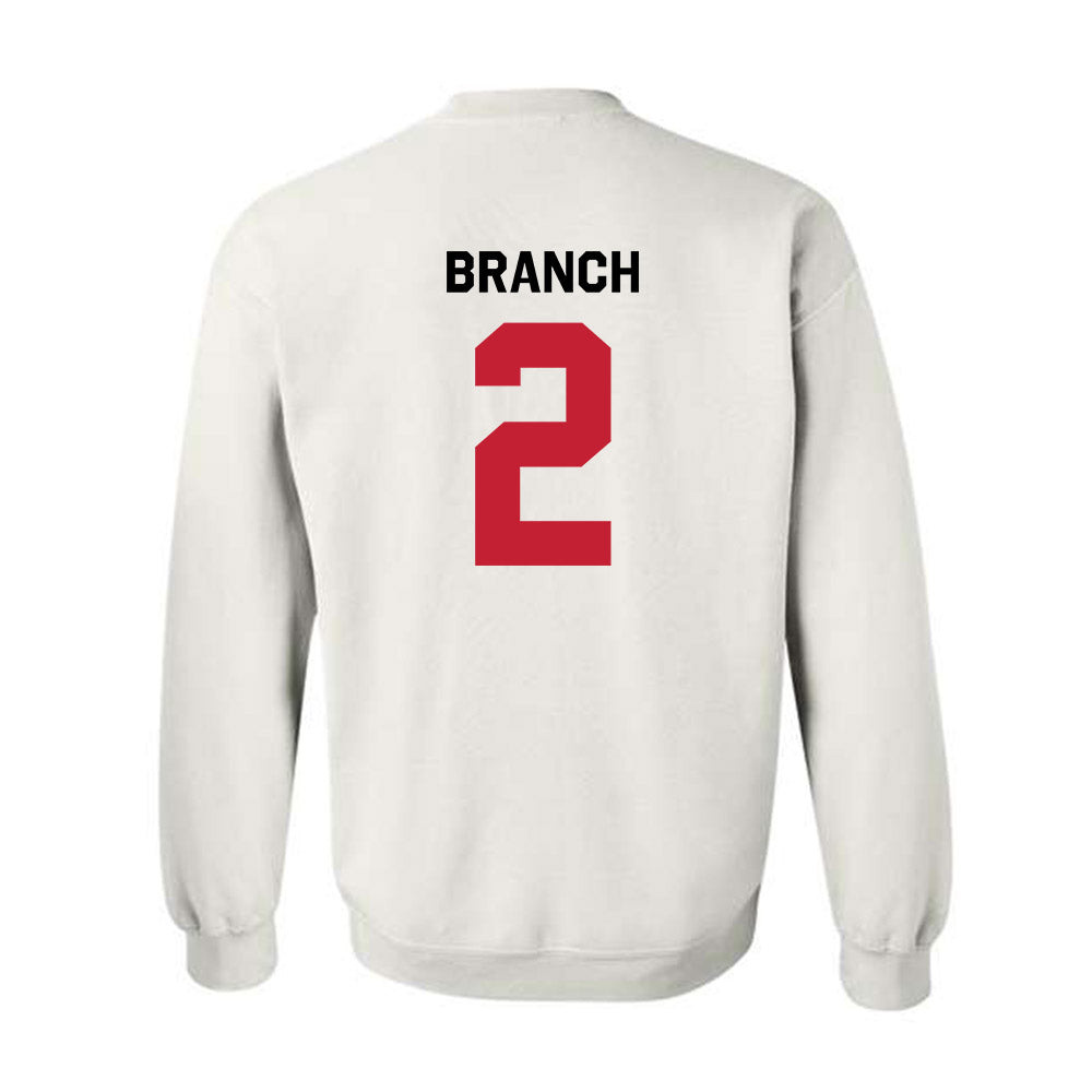 Georgia - NCAA Football : Zion Branch - Classic Shersey Crewneck Sweatshirt-1