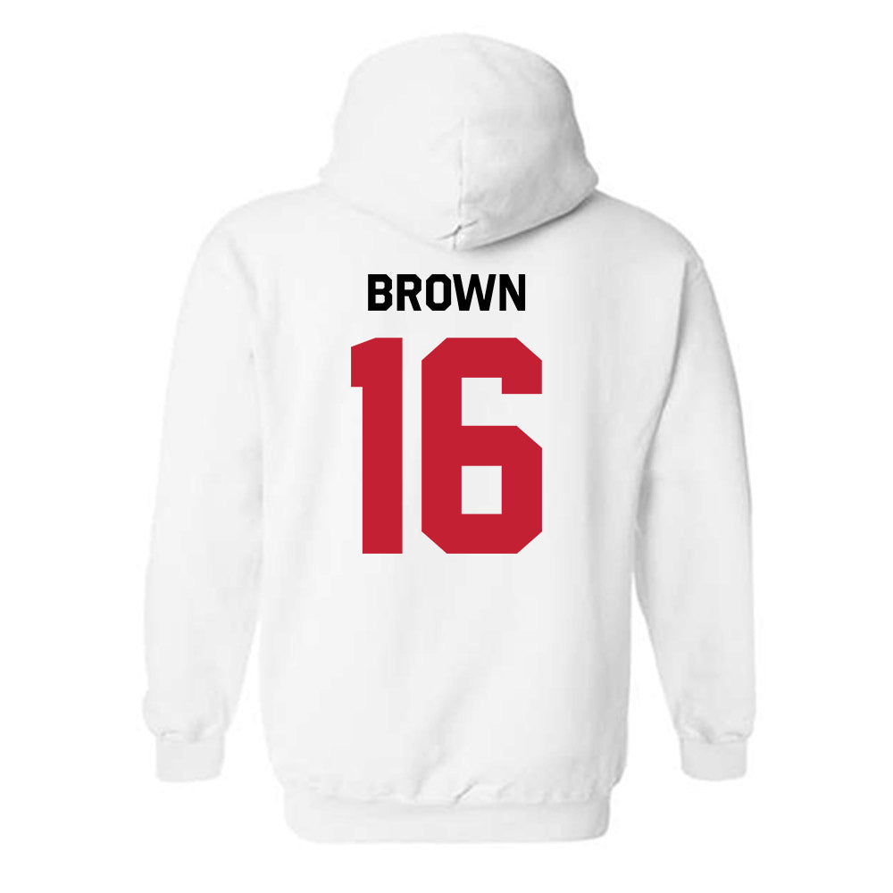 Georgia - NCAA Baseball : Zachary Brown - Classic Shersey Hooded Sweatshirt-1