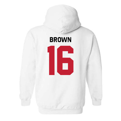 Georgia - NCAA Baseball : Zachary Brown - Classic Shersey Hooded Sweatshirt-1