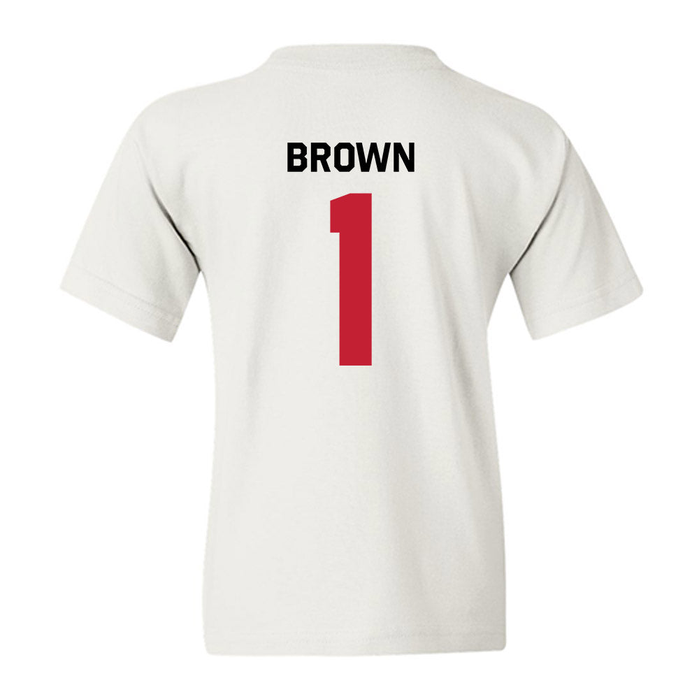 Georgia - NCAA Women's Soccer : Jordan Brown - Classic Shersey Youth T-Shirt-1