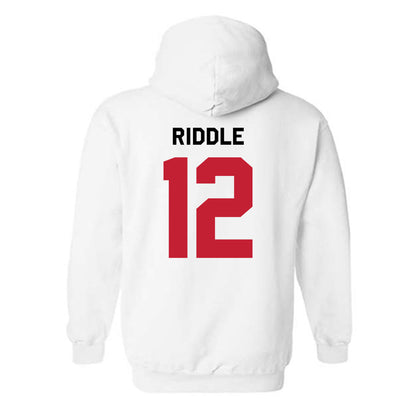 Georgia - NCAA Football : JaMarley Riddle - Classic Shersey Hooded Sweatshirt-2