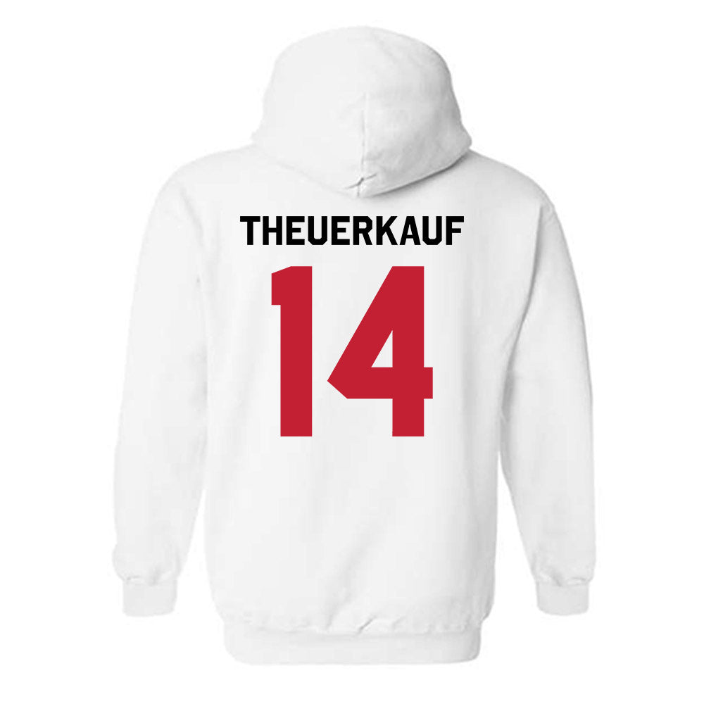 Georgia - NCAA Women's Basketball : Rylie Theuerkauf - Classic Shersey Hooded Sweatshirt-1