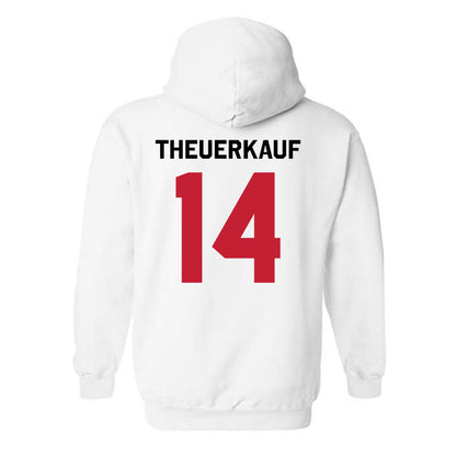 Georgia - NCAA Women's Basketball : Rylie Theuerkauf - Classic Shersey Hooded Sweatshirt-1