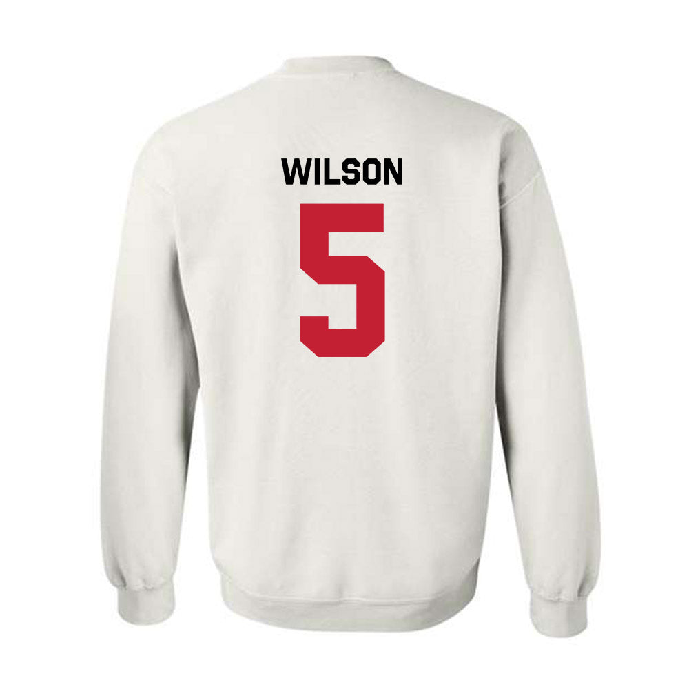 Georgia - NCAA Football : Raylen Wilson - Classic Shersey Crewneck Sweatshirt-1