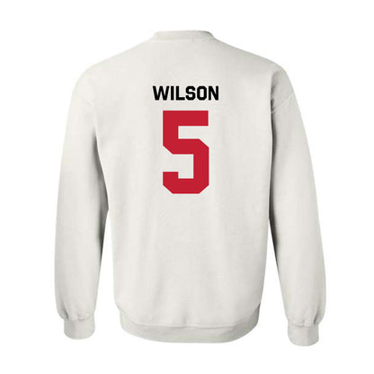 Georgia - NCAA Football : Raylen Wilson - Classic Shersey Crewneck Sweatshirt-1