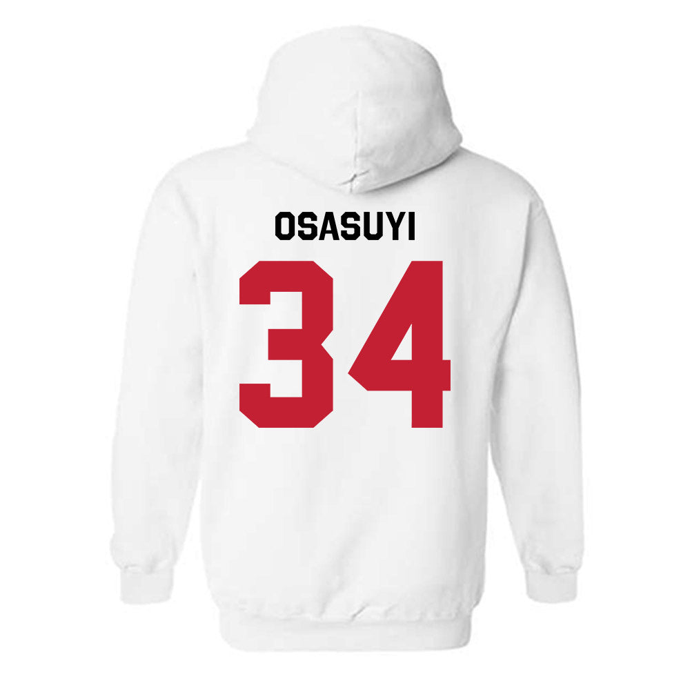 Georgia - NCAA Men's Basketball : Andrew Osasuyi - Classic Shersey Hooded Sweatshirt-2