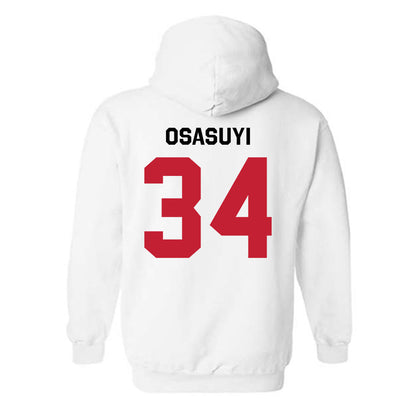 Georgia - NCAA Men's Basketball : Andrew Osasuyi - Classic Shersey Hooded Sweatshirt-2