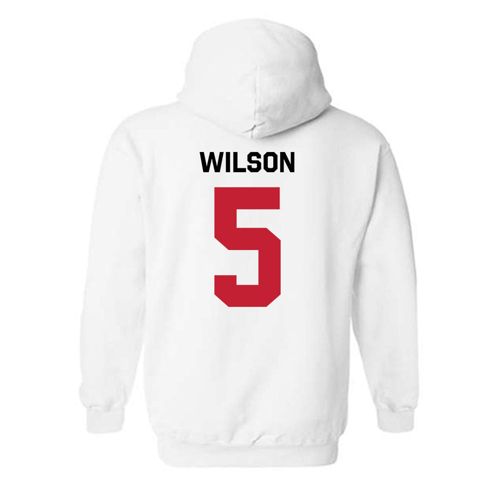 Georgia - NCAA Football : Raylen Wilson - Classic Shersey Hooded Sweatshirt-1