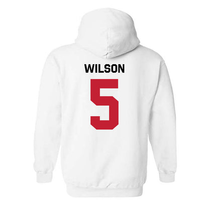 Georgia - NCAA Football : Raylen Wilson - Classic Shersey Hooded Sweatshirt-1