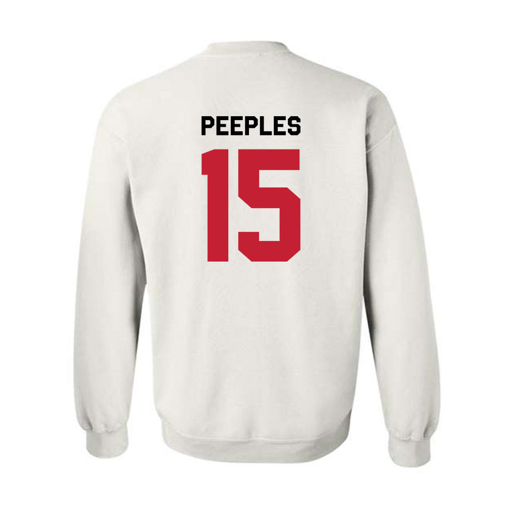 Georgia - NCAA Baseball : Ty Peeples - Classic Shersey Crewneck Sweatshirt-1