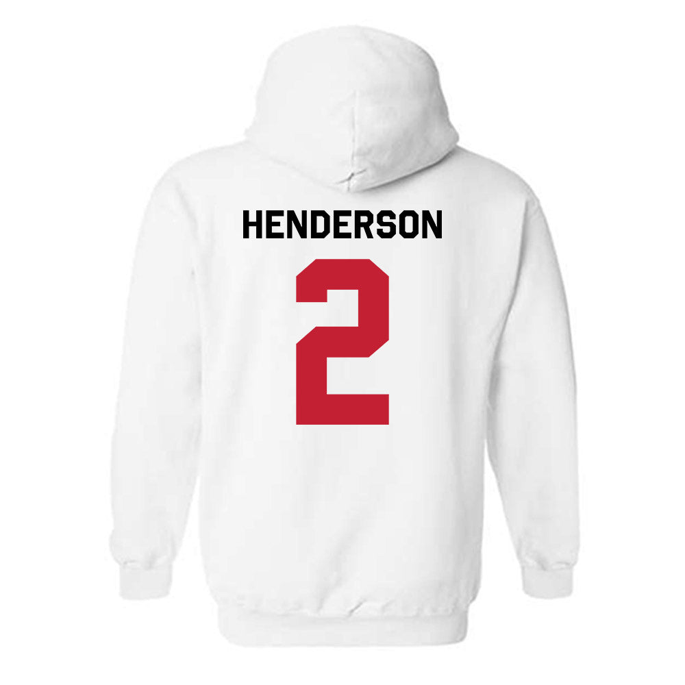 Georgia - NCAA Women's Basketball : Savannah Henderson - Classic Shersey Hooded Sweatshirt-1