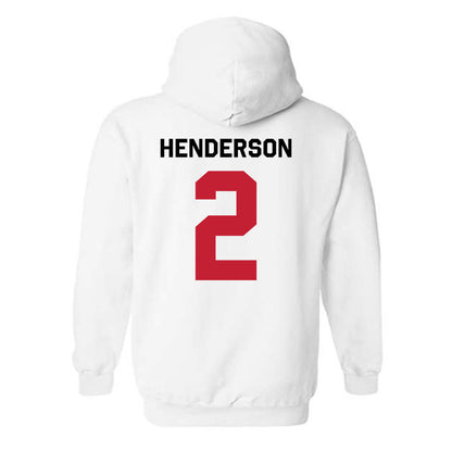 Georgia - NCAA Women's Basketball : Savannah Henderson - Classic Shersey Hooded Sweatshirt-1