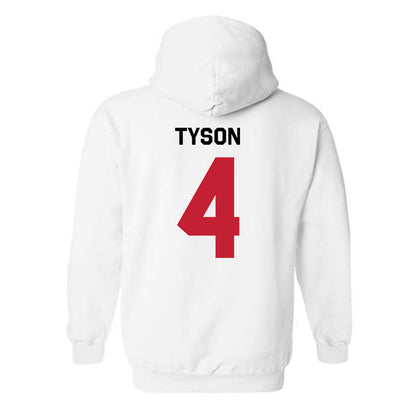 Georgia - NCAA Women's Volleyball : Kaiya Tyson - Classic Shersey Hooded Sweatshirt-1