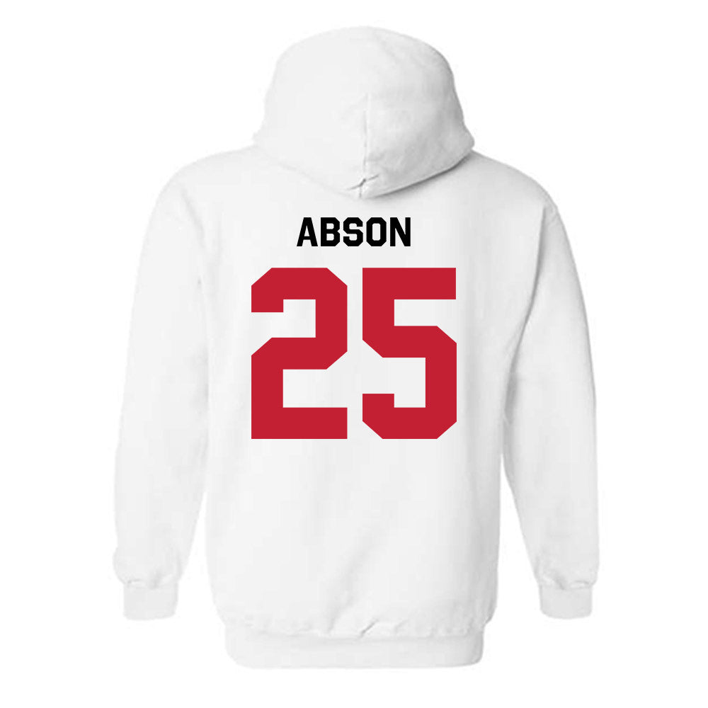Georgia - NCAA Men's Basketball : Justin Abson - Classic Shersey Hooded Sweatshirt-1