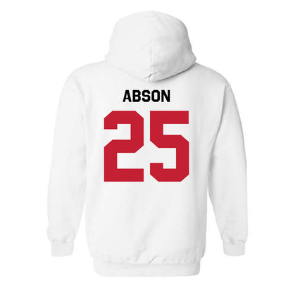 Georgia - NCAA Men's Basketball : Justin Abson - Classic Shersey Hooded Sweatshirt-1