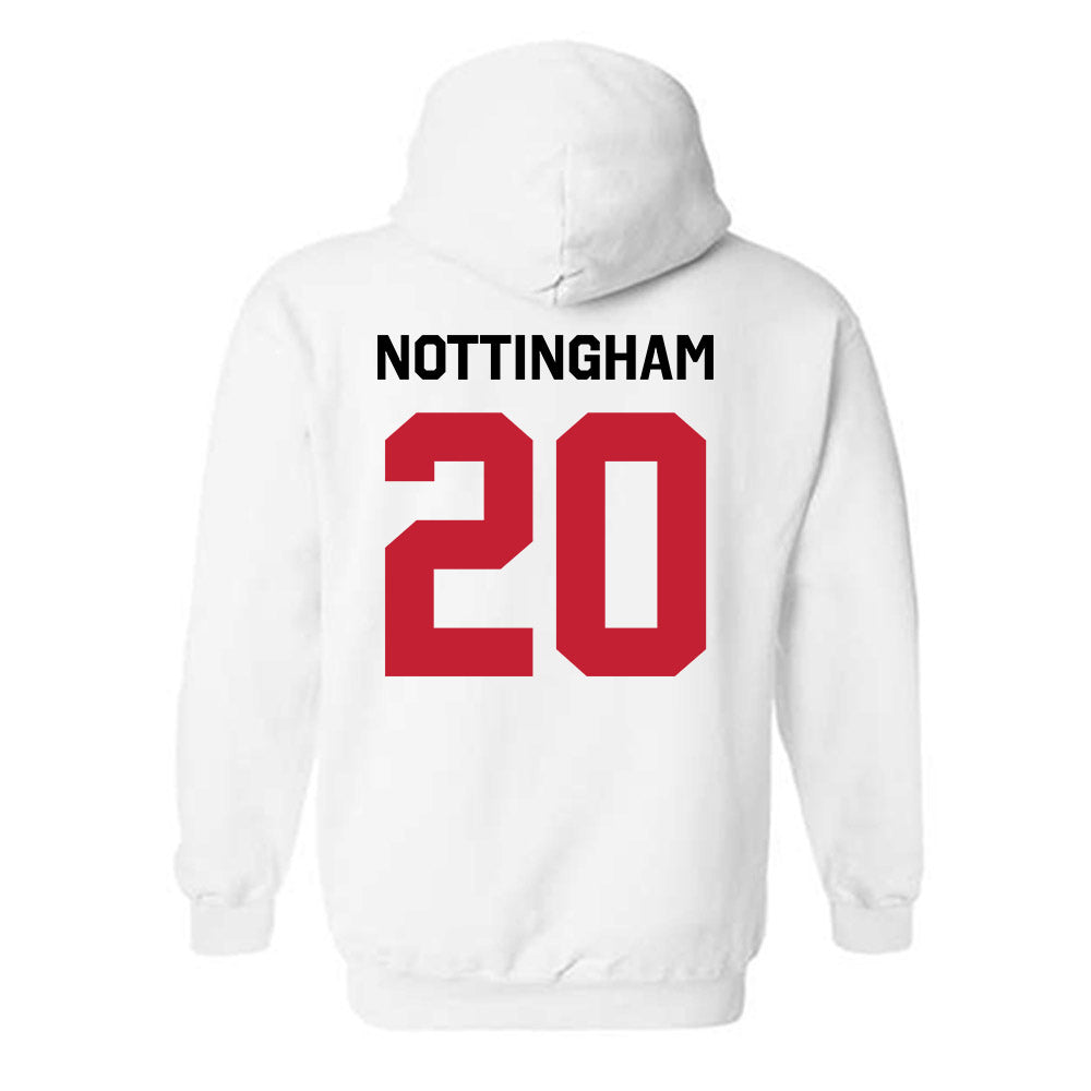 Georgia - NCAA Baseball : Joe Nottingham - Classic Shersey Hooded Sweatshirt-1