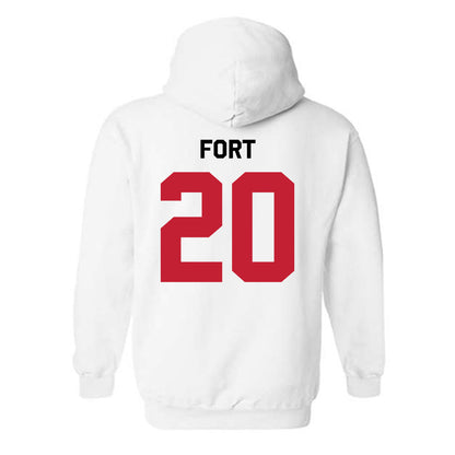 Georgia - NCAA Football : Zech Fort - Classic Shersey Hooded Sweatshirt-2