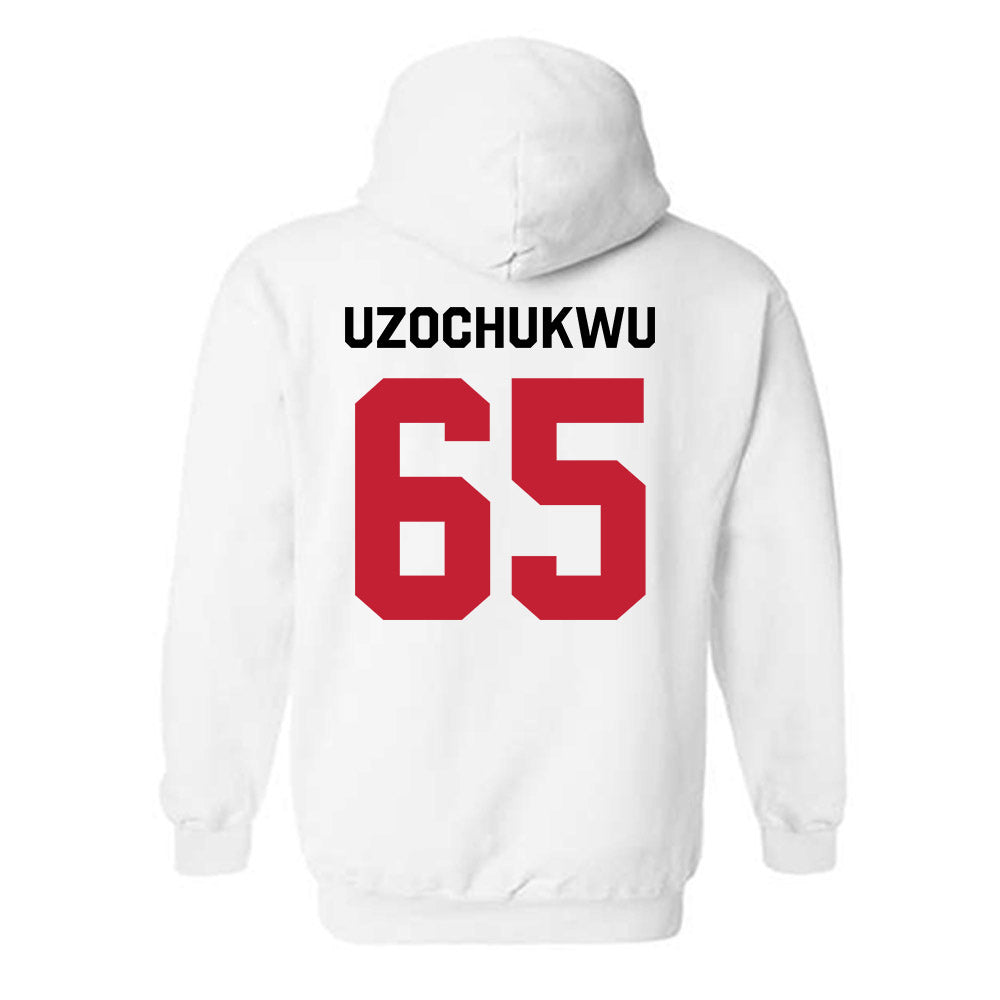 Georgia - NCAA Football : Dennis Uzochukwu - Classic Shersey Hooded Sweatshirt-1