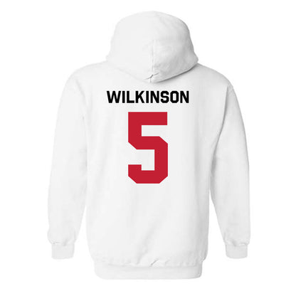 Georgia - NCAA Men's Basketball : Jeremiah Wilkinson - Classic Shersey Hooded Sweatshirt-1