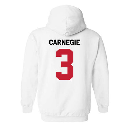 Georgia - NCAA Women's Basketball : Danielle Carnegie - Classic Shersey Hooded Sweatshirt-1