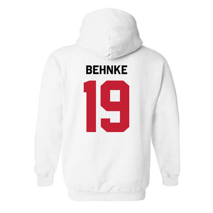Georgia - NCAA Baseball : Andrew Behnke - Classic Shersey Hooded Sweatshirt-1