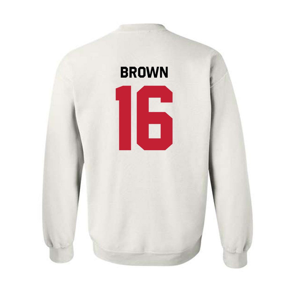 Georgia - NCAA Baseball : Zachary Brown - Classic Shersey Crewneck Sweatshirt-1