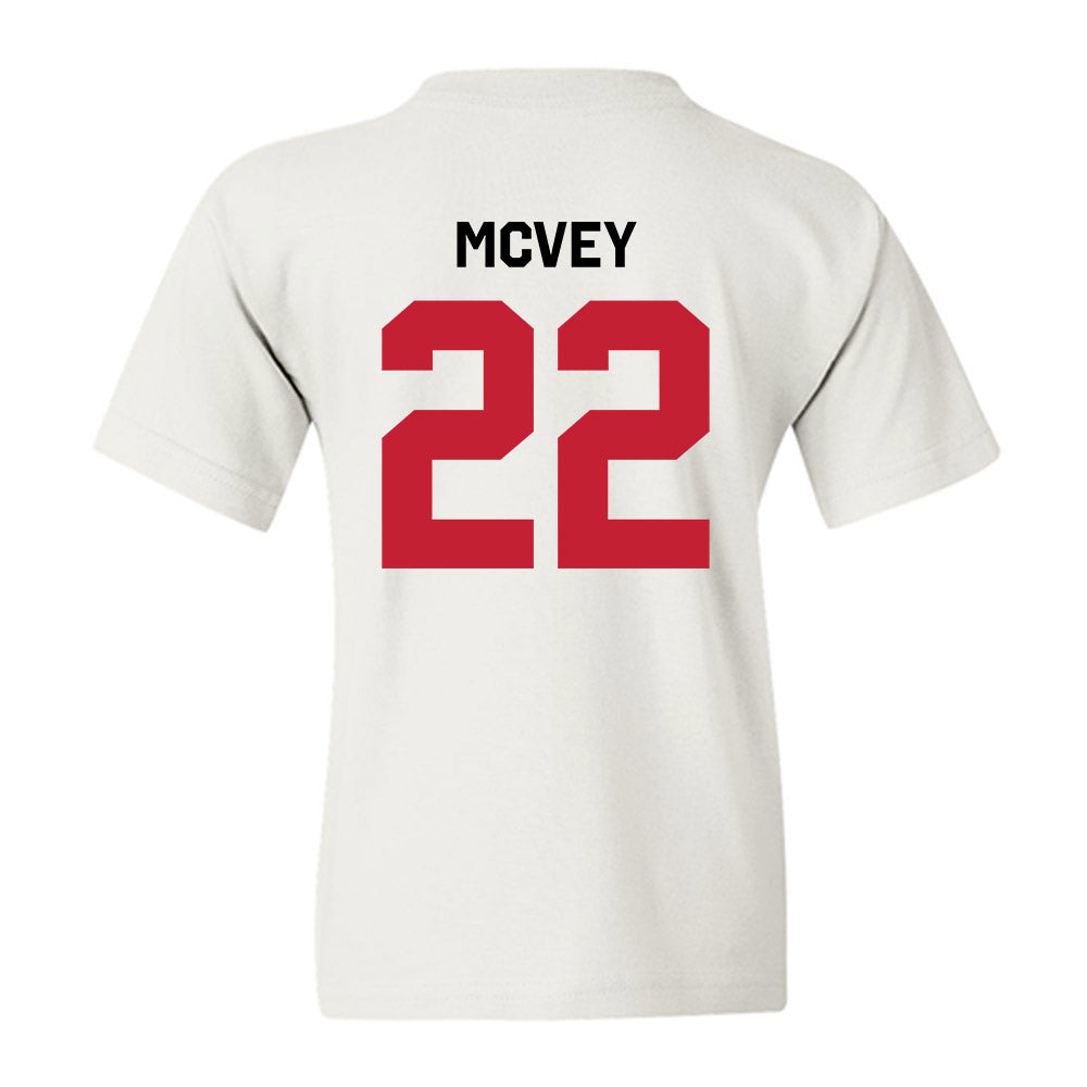 Georgia - NCAA Men's Basketball : Jackson McVey - Classic Shersey Youth T-Shirt-1