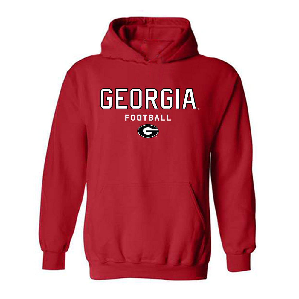 Georgia - NCAA Football : Dante Dowdell - Classic Shersey Hooded Sweatshirt-1
